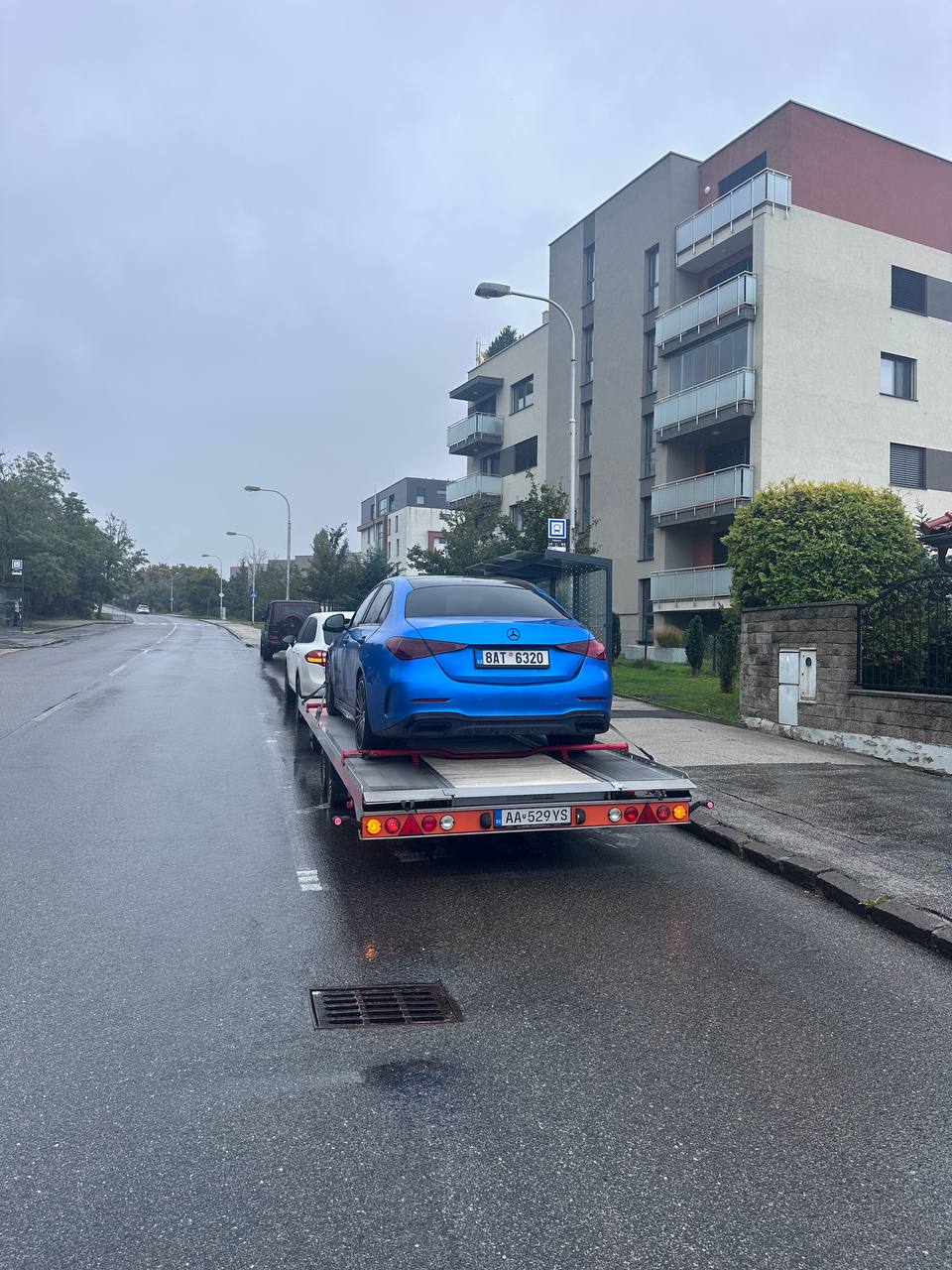 Príklad práce odťahovacej služby 7